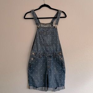 Gap kids Heart Shortalls Valentine’s Day overalls